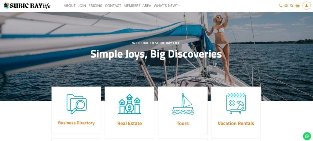 Subic Bay Life - A modern solution for Local Area Promotion